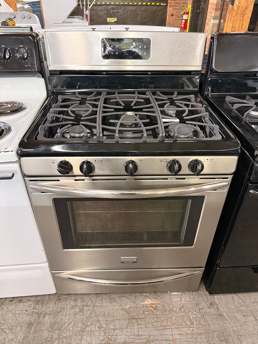 Frigidaire Stainless Steel/Black 5 Burner Gas Stove - 18241