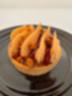 Peanut Butter & Raspberry Tart