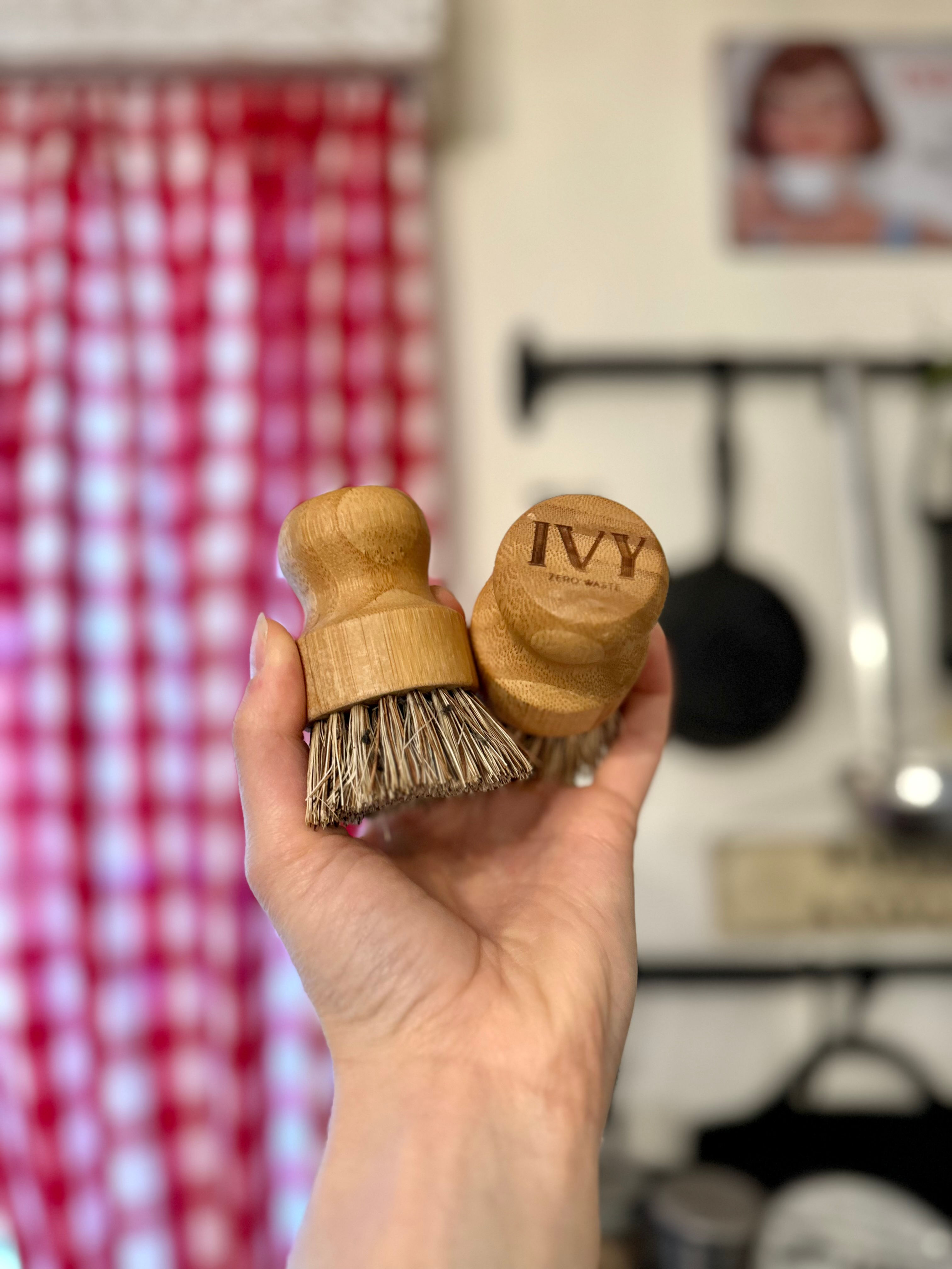 Pommeau à légumes/vaisselle en fibres naturelles