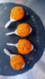 Polpette di zucca, amaretti e gorgonzola