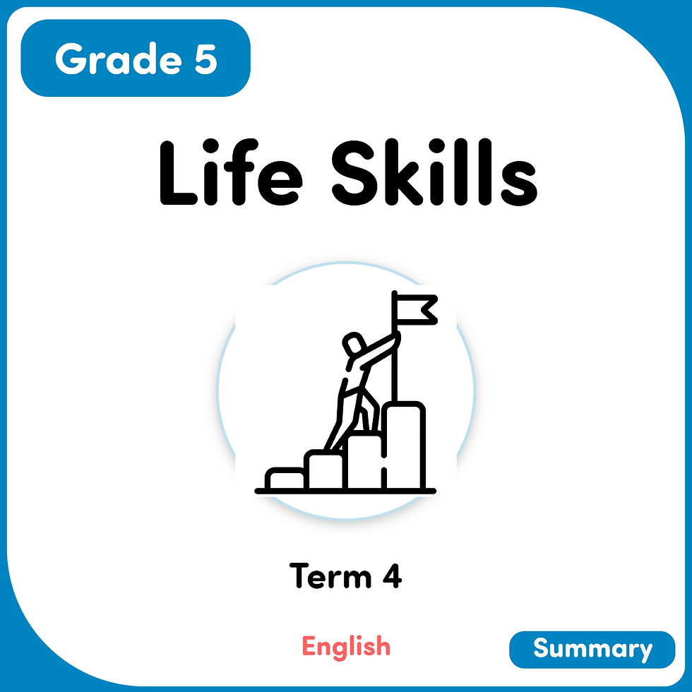 Gr 5 Life Skills T4 [English]