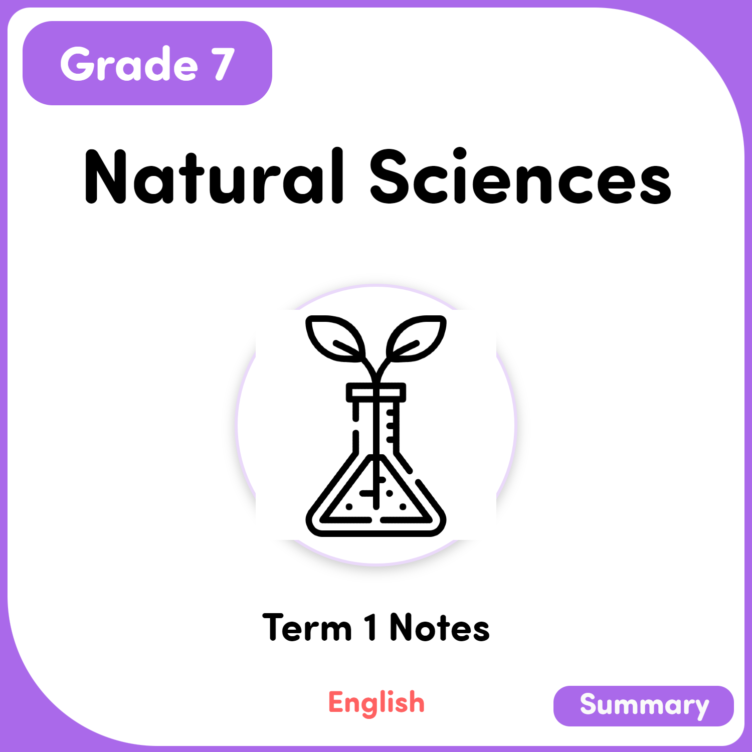 Gr 7 Natural Sciences T1 [English]