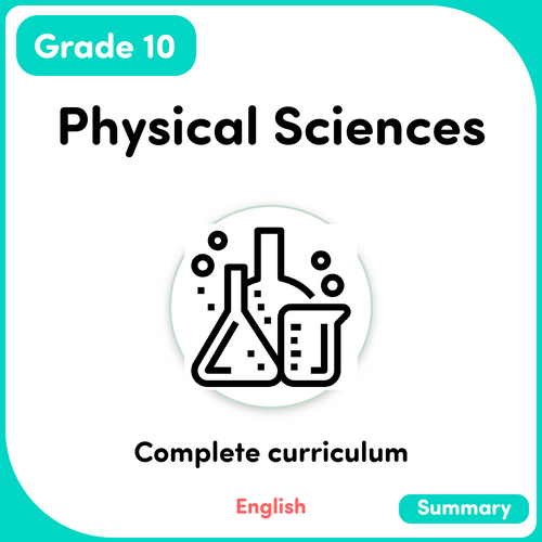 Gr 10 Physical Sciences [English] | Testpapers