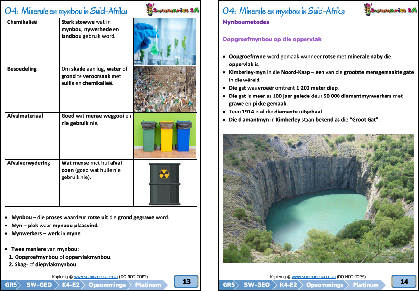 Thumbnail: Gr 5 Pakket KW1-4 [Afrikaans]