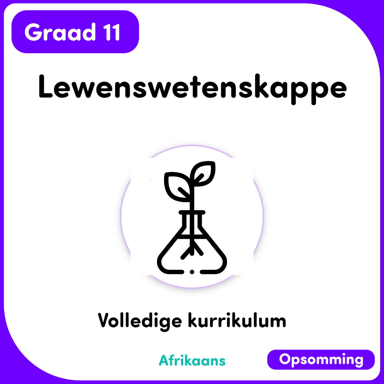 Gr 11  Lewenswetenskappe [Afrikaans]