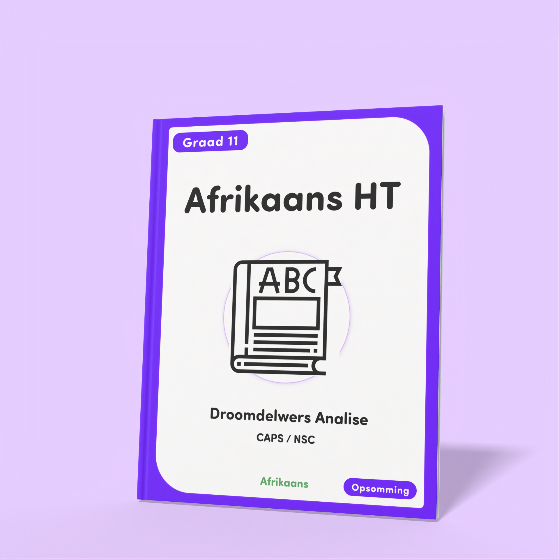 Gr 11 Afrikaans HT Droomdelwers analise
