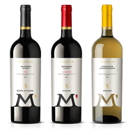 Bottiglie di vino Malgrà - Packaging design