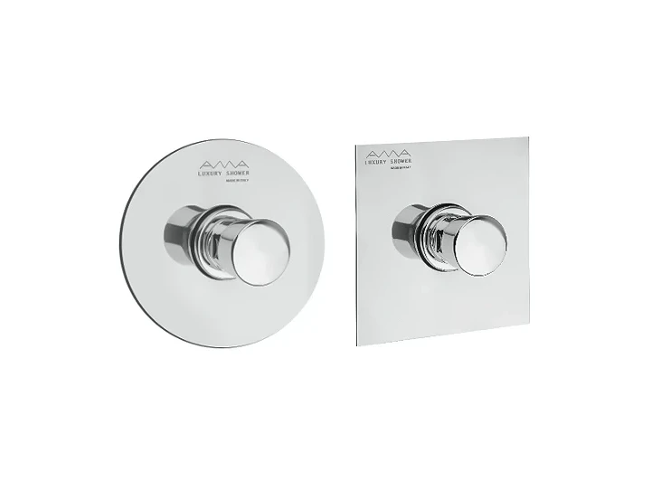 Allstar Brauseset MOD Uno Per Vasca - Kit Doccia In Acciaio Inox Cromato, Soffione 5 Funzioni, Tubo 150 Cm - 2