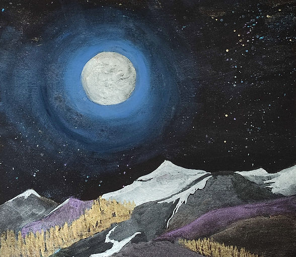 Moonlit Mountains