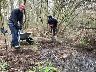 Making the best of the soggy ground