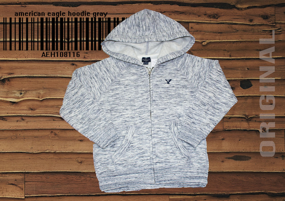 Thumbnail: Original Hoodie Sweatshirt Gray, Unisex | American Eagle