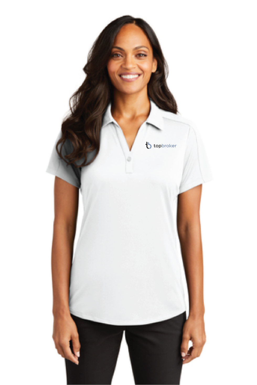 Thumbnail: TB Port Authority ® Ladies Diamond Jacquard Polo