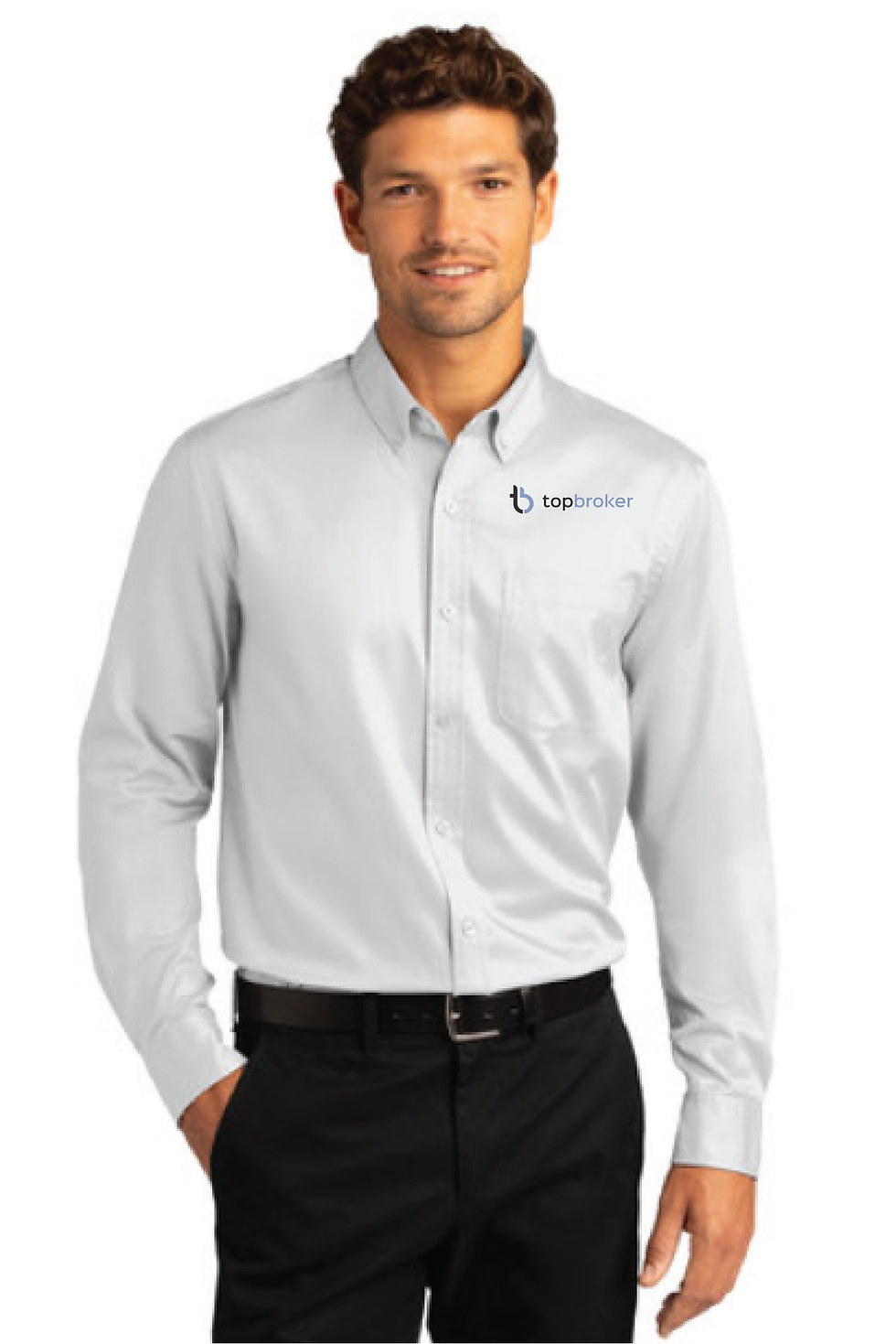 Thumbnail: TB Port Authority® Long Sleeve SuperPro React™ Twill Shirt