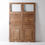 サムネイル： 木製ガラスドア ヴィンテージ チーク材 インド 2枚扉 OMMT5633A
