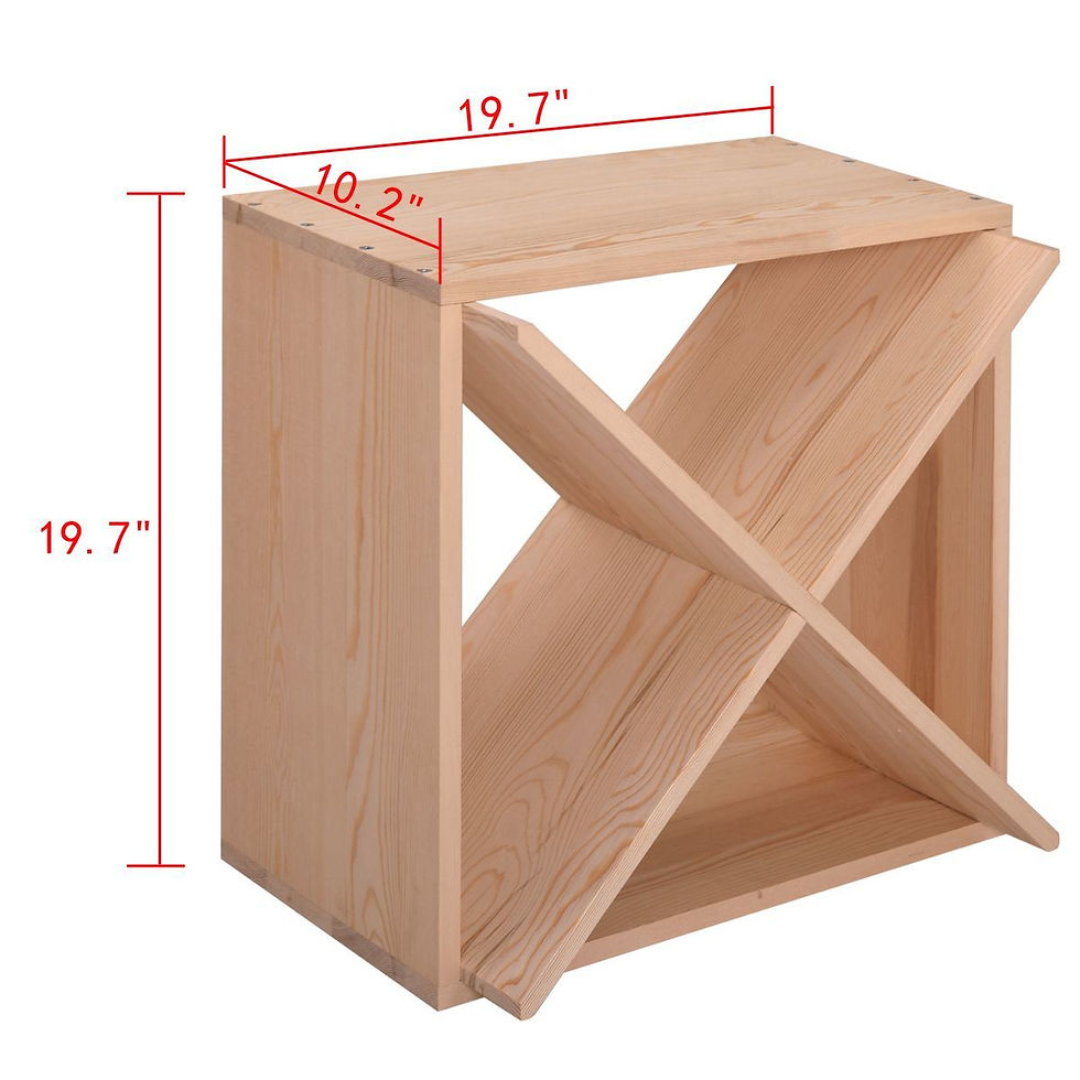 Thumbnail: 24 Bottle Modular Wine Rack, Stackable Wine Storage Cube for Bar Cellar