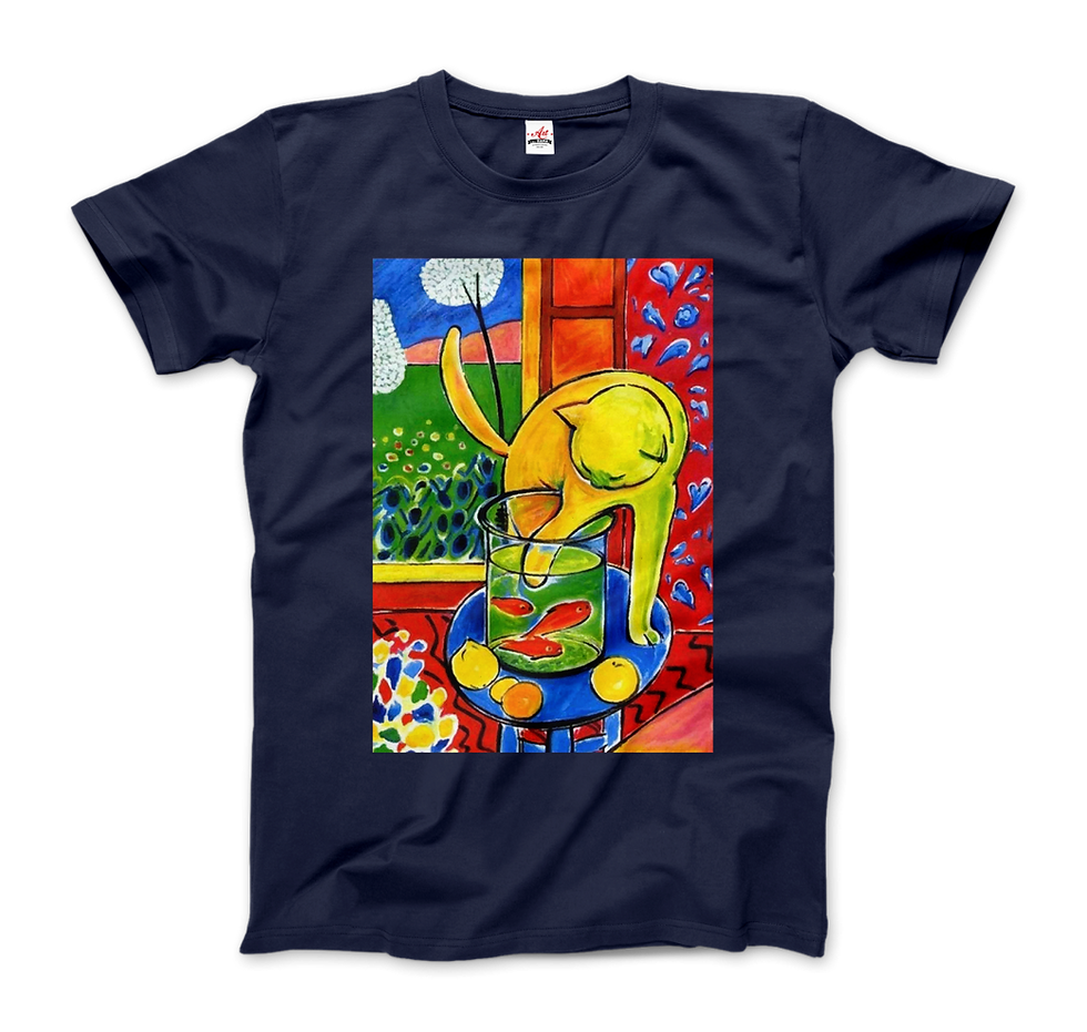 Thumbnail: Henri Matisse the Cat With Red Fishes 1914 Artwork T-Shirt
