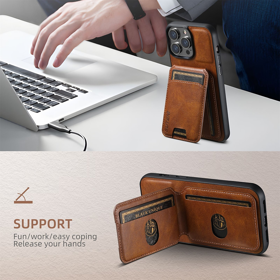 Thumbnail: CardGuard Leather Phone Case