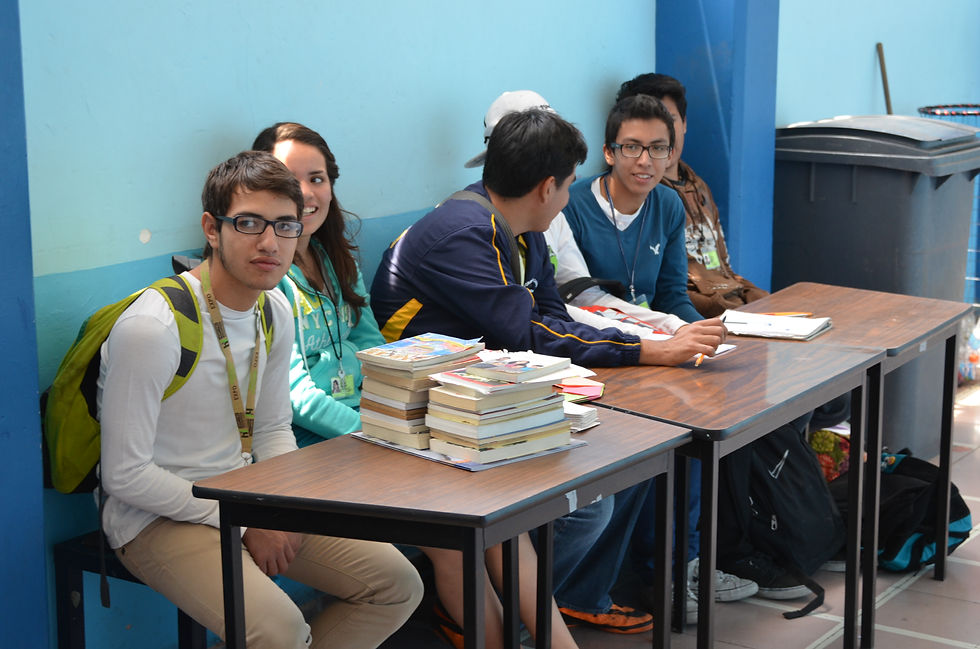 Intercambio de libros.