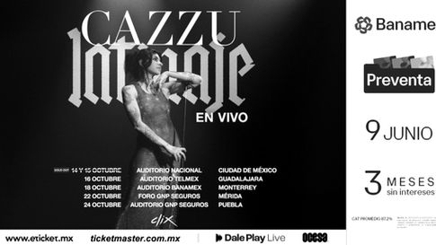 CAZZU EXTIENDE SU GIRA POR MÉXICO