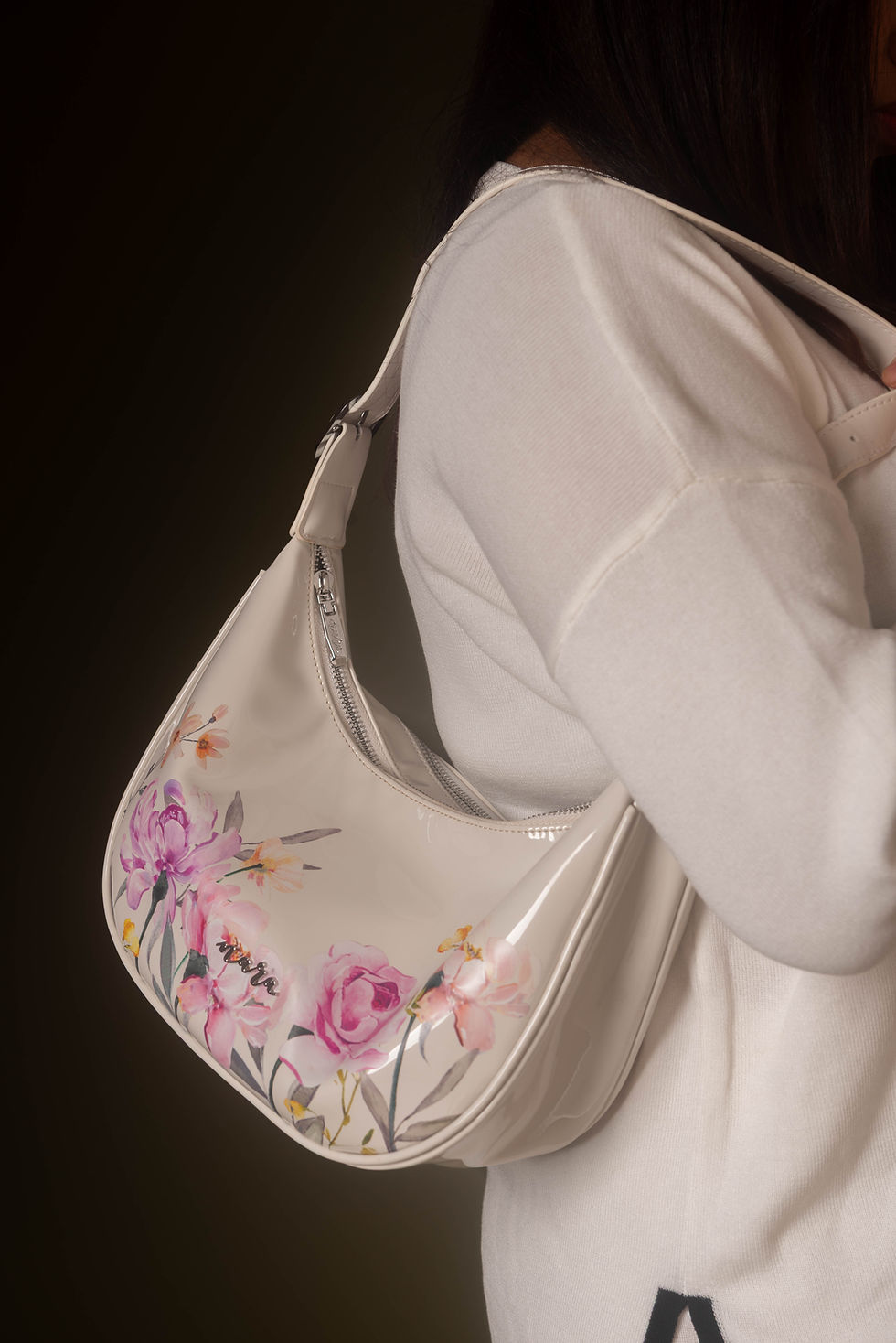 Thumbnail: Sabrina saddle : Ivory