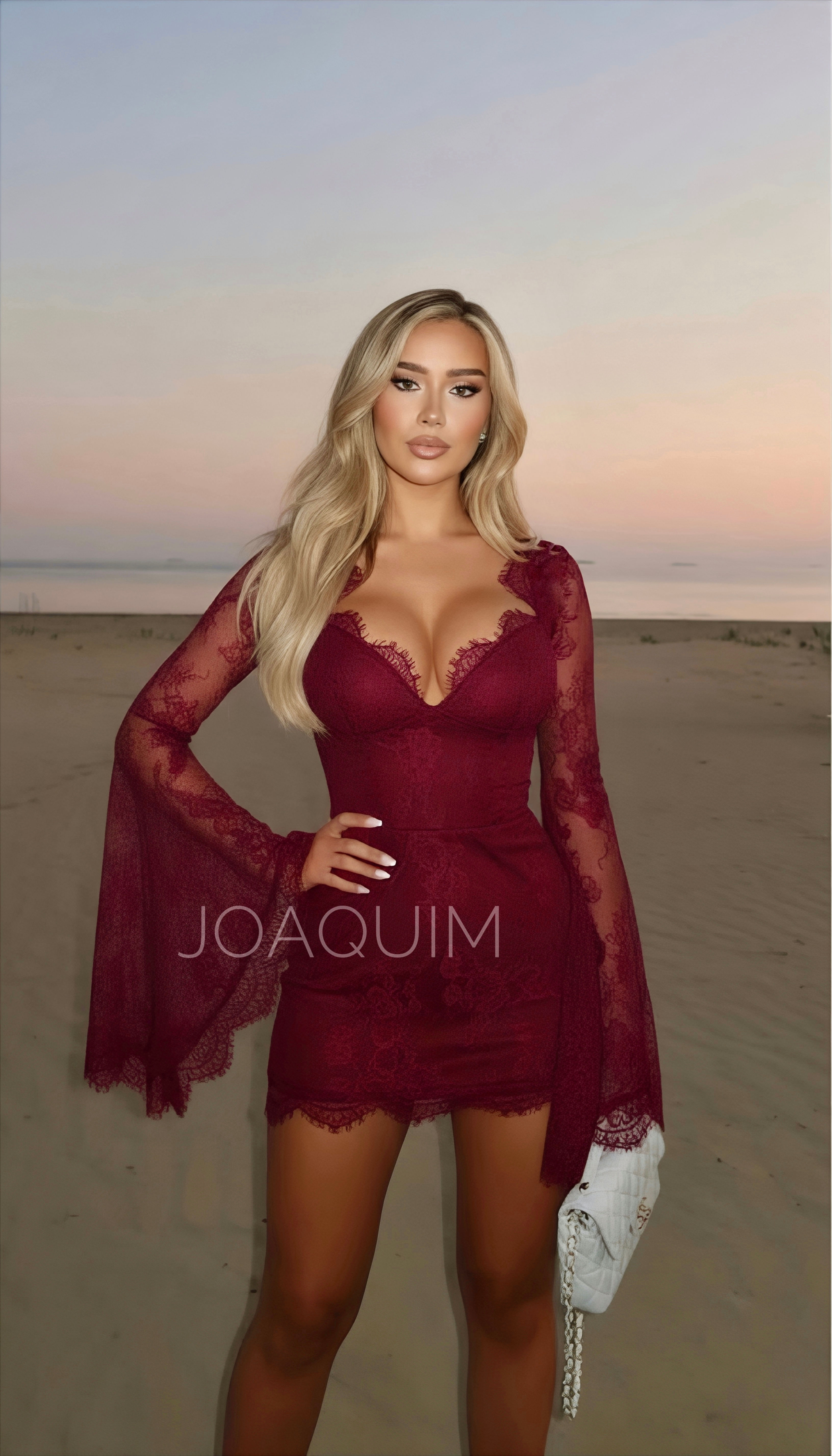 Chicca Elbise •bordo