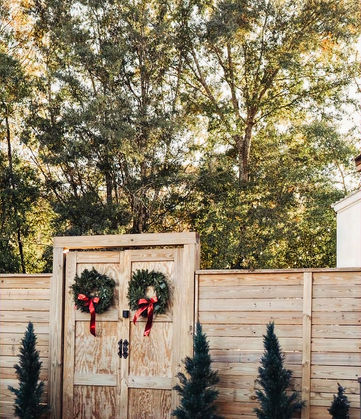 Courtyard entrance doors