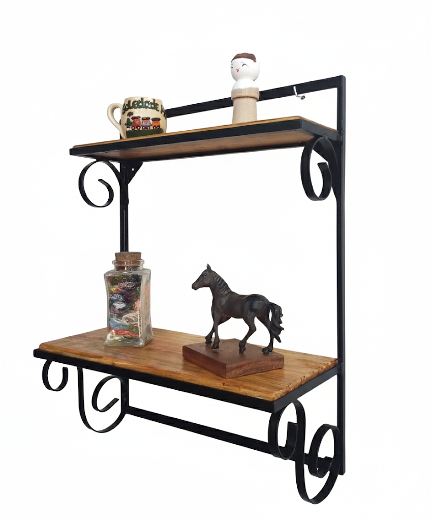 Miniatura: Prateleira decorativa dupla