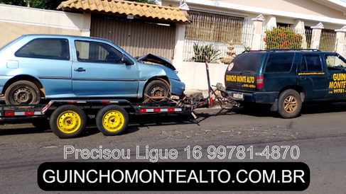 Serviços de Guincho em Monte Alto e região 16 99781-4870 Andre de Segunda a Domingo