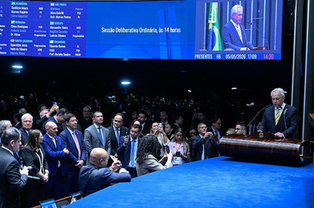Hermes Klann toma posse como senador por Santa Catarina Da Agência Senado 05/05/2026, 17h50  Agência Senado