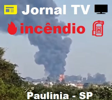 Um incêndio atinge uma empresa de gestão de resíduos, no bairro Parque das Represas em Paulínia - SP