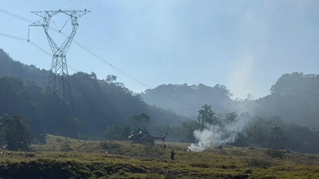 Queda de helicóptero em Pomerode mobiliza equipes de socorro, acidente aconteceu por volta das 8h30min desta quinta-feira 21/05/2026