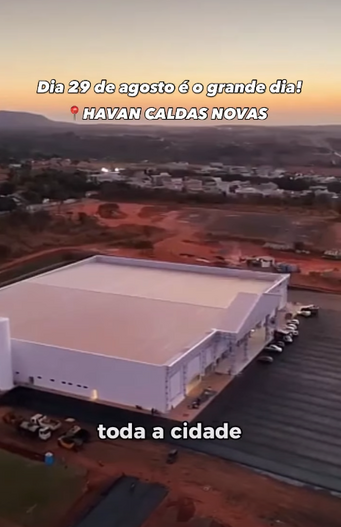 Neste Sábado, dia 29, às 10h, inauguração a 196ª megaloja Havan em  Caldas Novas - GO vai ganhar um novo destino de compras, lazer e diversão! Serão mais de 10 mil m², mais de 350 mil produtos 