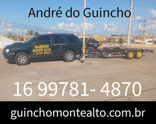 Serviços de Guincho em Monte Alto e região 16 99781-4870 Andre de Segunda a Domingo