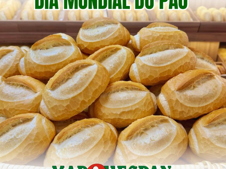 Hoje celebramos o Dia Mundial do Pão, símbolo de união, afeto e tradição em nossas mesas. Nada melhor do que começar o dia com um belo sorriso e o irresistível Pão Francês Marquespan: crocante por for