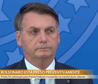 O ex-presidente Jair Bolsonaro foi preso por volta das 6 horas da manhã deste sábado 22/11/2025 pela Polícia Federal. Ele estava no condomínio onde mora, já cumprindo prisão domiciliar.