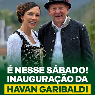 É nesse sábado, inauguração da Havan Garibaldi, a 22ª megaloja no Rio Grande do Sul e a de número 193 no Brasil. FALTAM APENAS 7 PARA CHEGARMOS ÀS 200 MEGALOJAS!