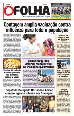 Jornal OFOLHA Contagem - MG 17 de maio de 2026 Confira a Edição completa da semana no site