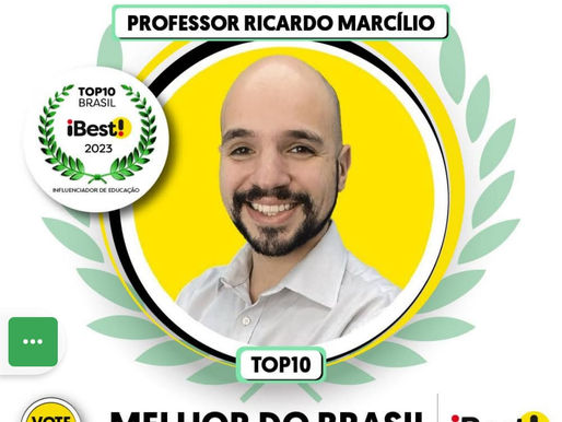 Vote em Professor Ricardo Marcilio