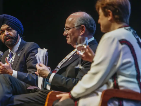 Economia Financiamentos climรกticos devem aumentar atรฉ 2030, diz Banco Mundial Ajay Banga participou de evento paralelo ร reuniรฃo ministerial do G20 Brasil Jornal