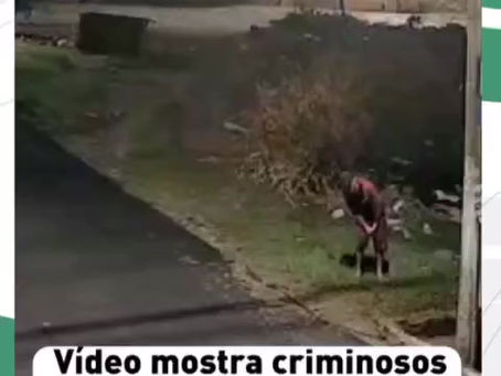 Assalto em via publica no periodo noturno, parada obrigatoria forรงada pelos bandidos