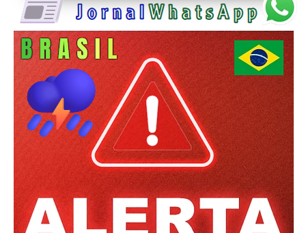 Alerta de chuva forte, ventania e frio intenso no centro-sul do Brasil