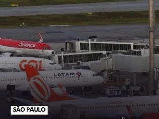 Pane no centro de controle aéreo