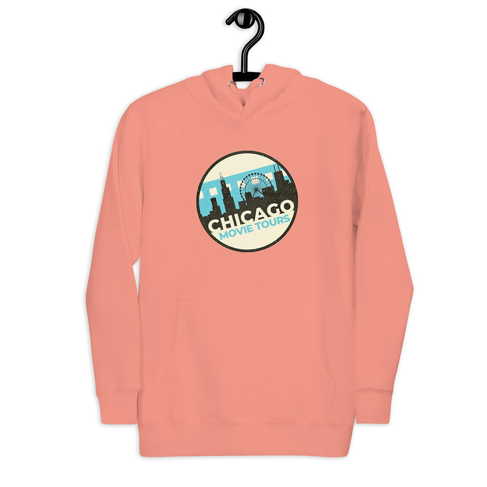 Thumbnail: Unisex Hoodie - Chicago Movie Tours Vintage Logo