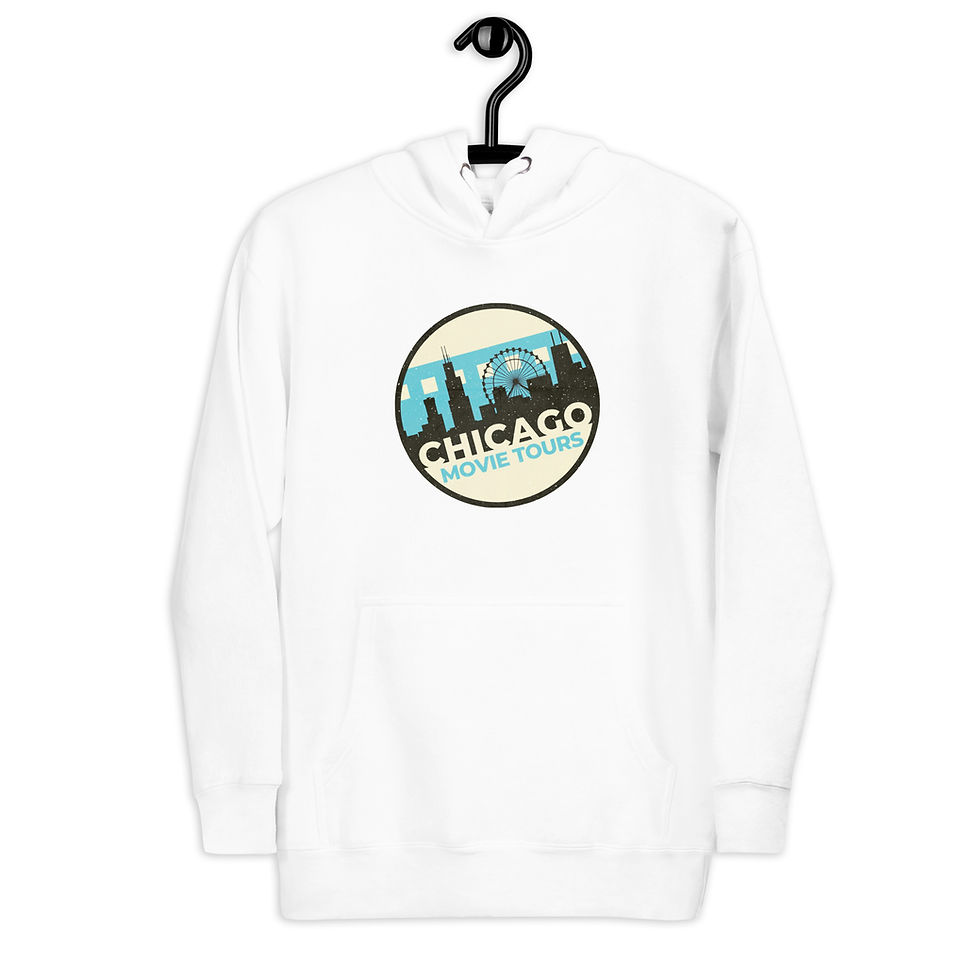 Thumbnail: Unisex Hoodie - Chicago Movie Tours Vintage Logo