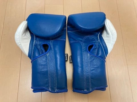 サムネイル： 【即納】Casanova ベルクロボクシンググローブ【10oz】ブルー/ホワイト カサノバ