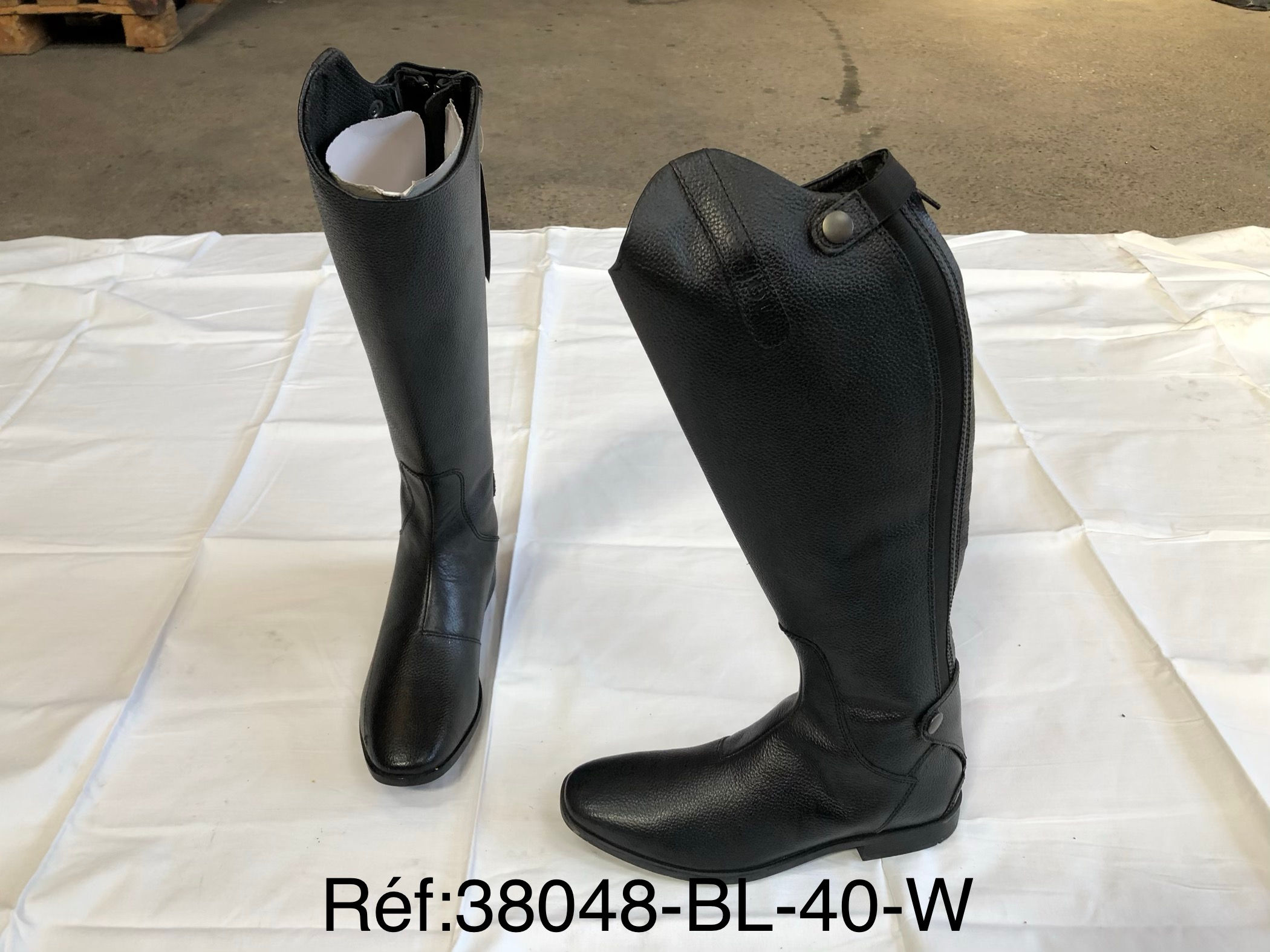 bottes Horze Elisa cuir noir T.40w