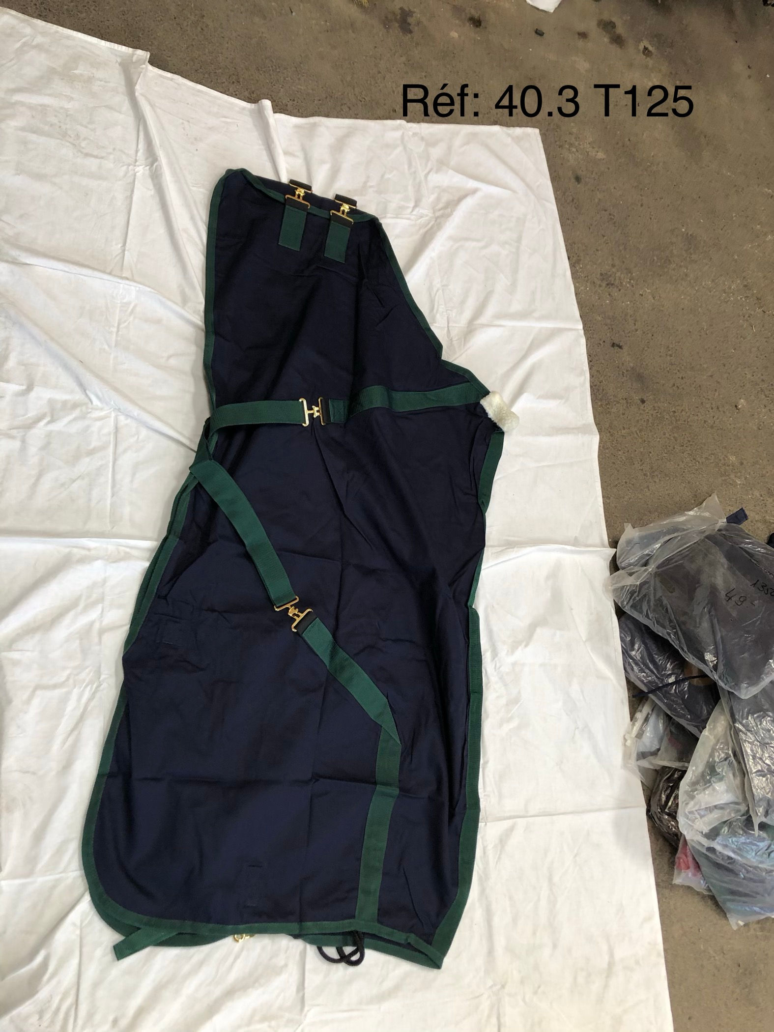 Couverture été Bleu - Vert T.125