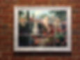 Italian Garden Scene Mural