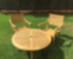 Crate and Barrell Teak Furniture