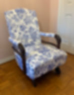 Upholstered Platform Rocking Chair